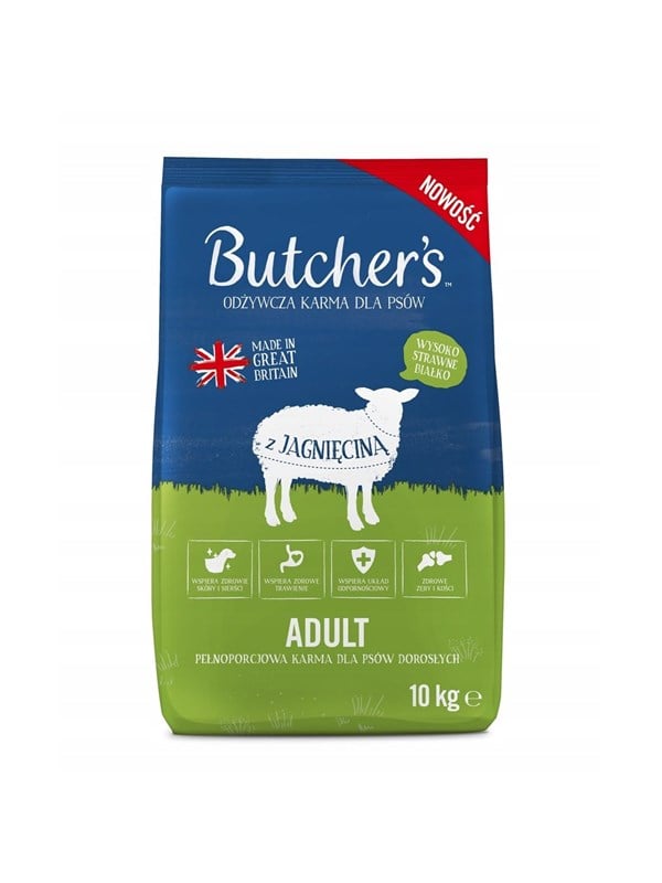 10 kg Butcher's Adult met lam hondenvoer droog