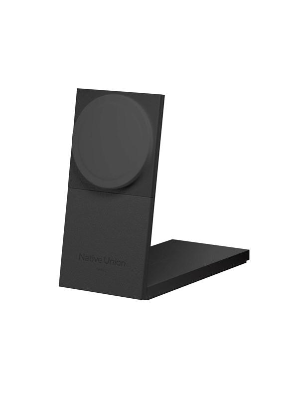 Native Union Rise 2in1 Wireless Charger for iPhone and Airpods - Zwart - MagSafe - Qi2 - 15W