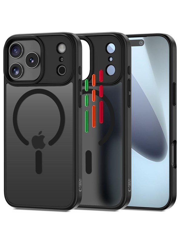 Tech-Protect MagMat XT 4-set MagSafe Case for iPhone 17 Pro Max - Matte Black