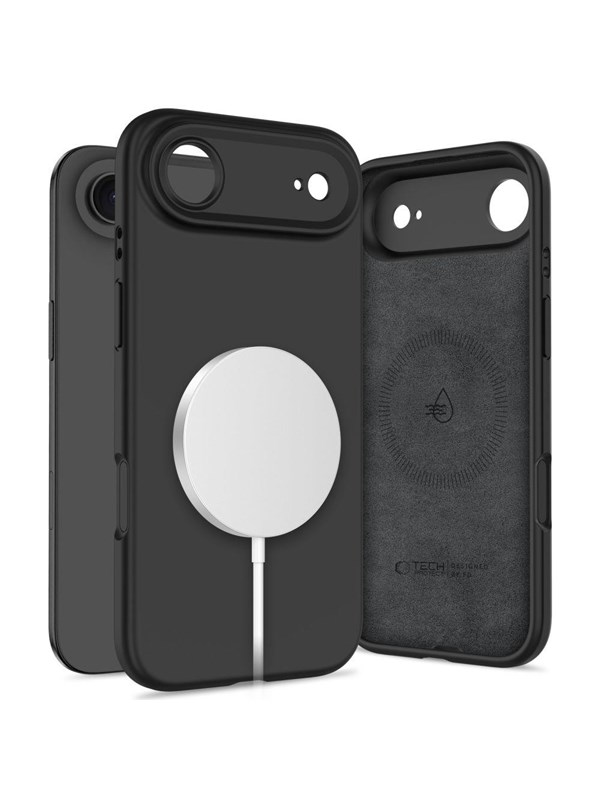 Tech-Protect Silicone MagSafe Case for iPhone 17 Air - Black