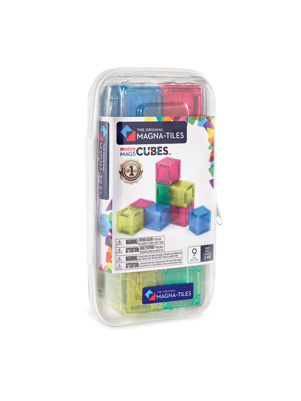 MAGNA-TILES® microMAGS Cubes – Magnetische Bouwset voor Onderweg – 13-delig