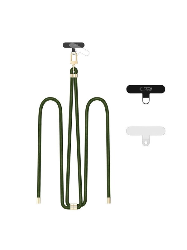 Tech-Protect C7S Rope Crossbody Strap - Olive