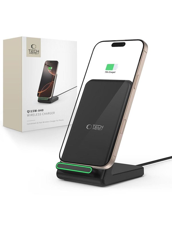 Tech-Protect QI15W-A40 Wireless Charger - Black