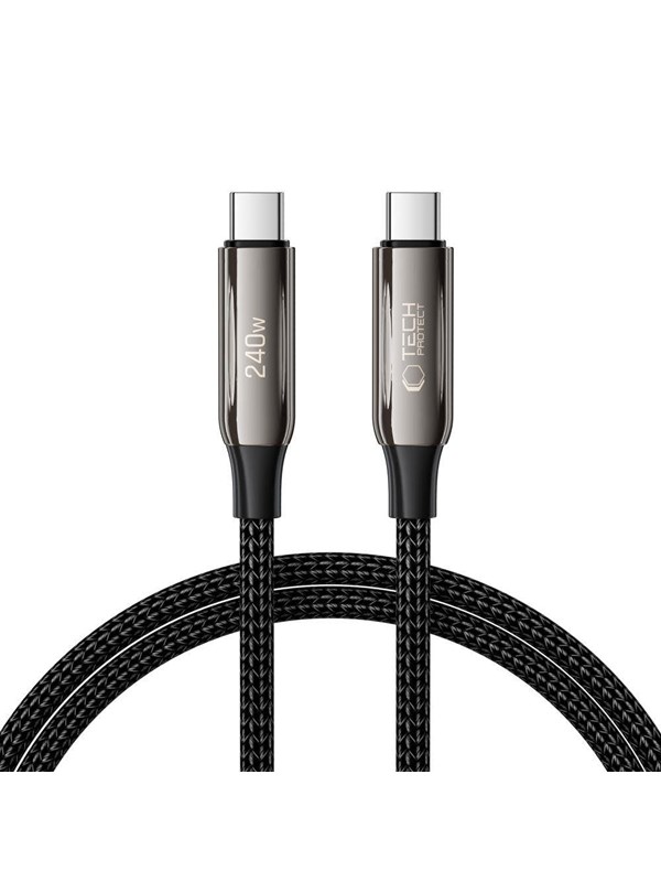 Tech-Protect UB10T Ultraboost USB-C PD240W/QC4.0 Cable 100 cm - Black