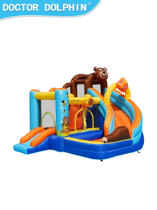 Doctor Dolphin Honey Bear Springkasteel incl. 450 watt blower
