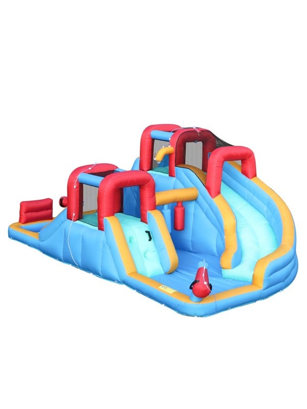 Doctor Dolphin Waterworld Springkasteel incl. 750 watt blower