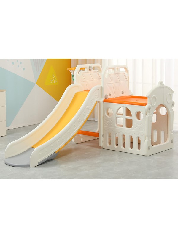Elite Toys Kids Zone activiteiten glijbaan met basketbal en een grot