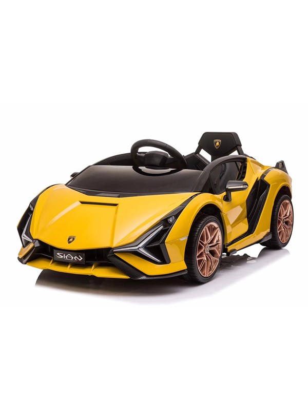 LAMBORGHINI Lamborghini Sian, 12V met rubberen wielen en 4x12V motoren