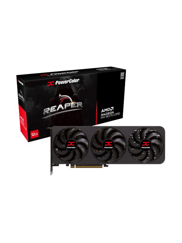 Powercolor Radeon RX 9070 GRE Reaper - 12GB GDDR6 RAM - Grafische kaarten
