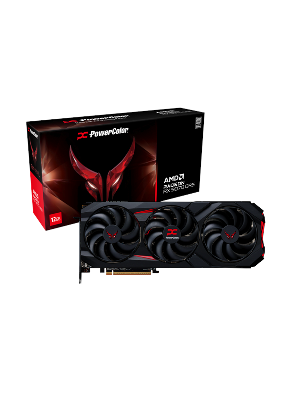 Powercolor Radeon RX 9070 GRE Red Devil - 12GB GDDR6 RAM - Grafische kaarten