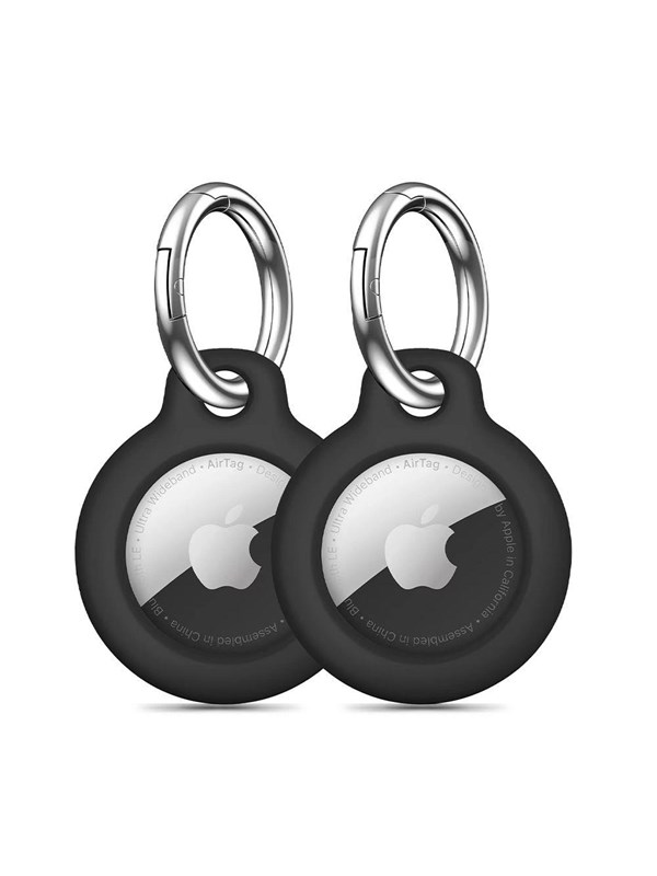 Tech-Protect Rough 2-pack Case for Apple AirTag - Black