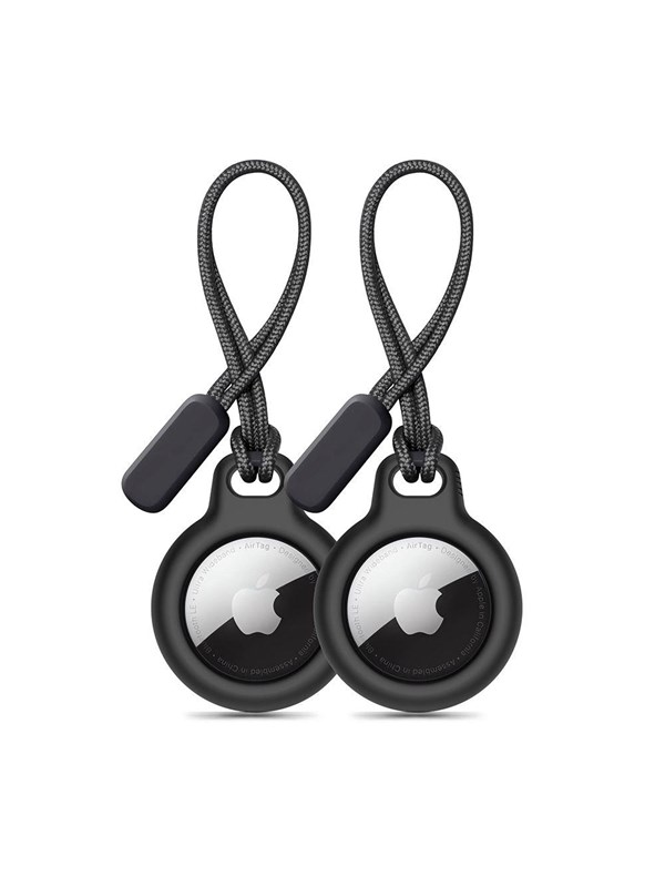 Tech-Protect Rough 2-pack Case for Apple AirTag - Black