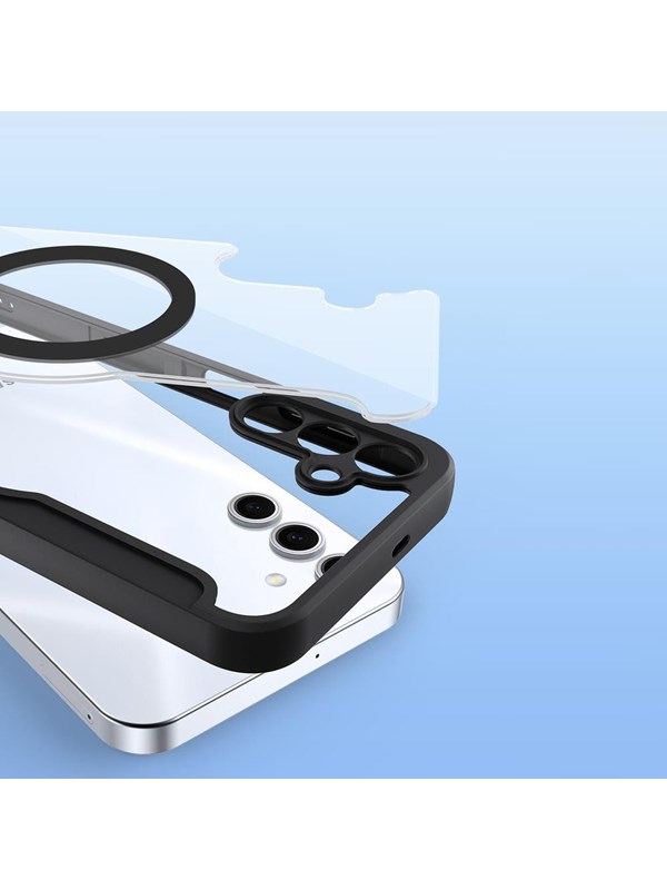 Dux Ducis Skin X Pro Case for Samsung Galaxy S25+ with MagSafe and Wallet - Black