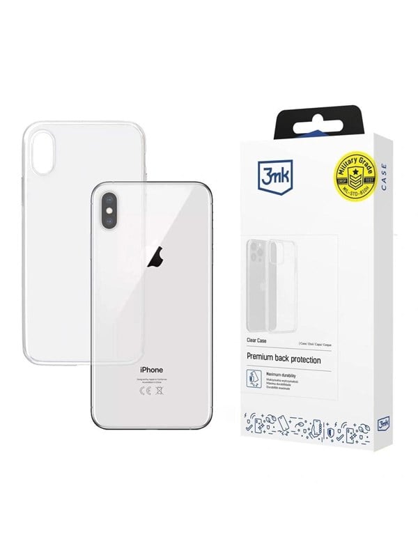 3mk Clear Case for iPhone Xs Max - Transparent