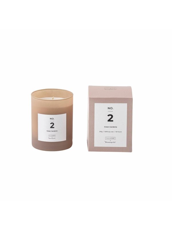 Bloomingville - NO. 2 Green Gardenia Scented Candle 8x10 cm