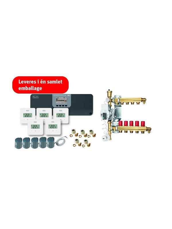 Roth Touchline SL complete wireless heating package, 5 rooms