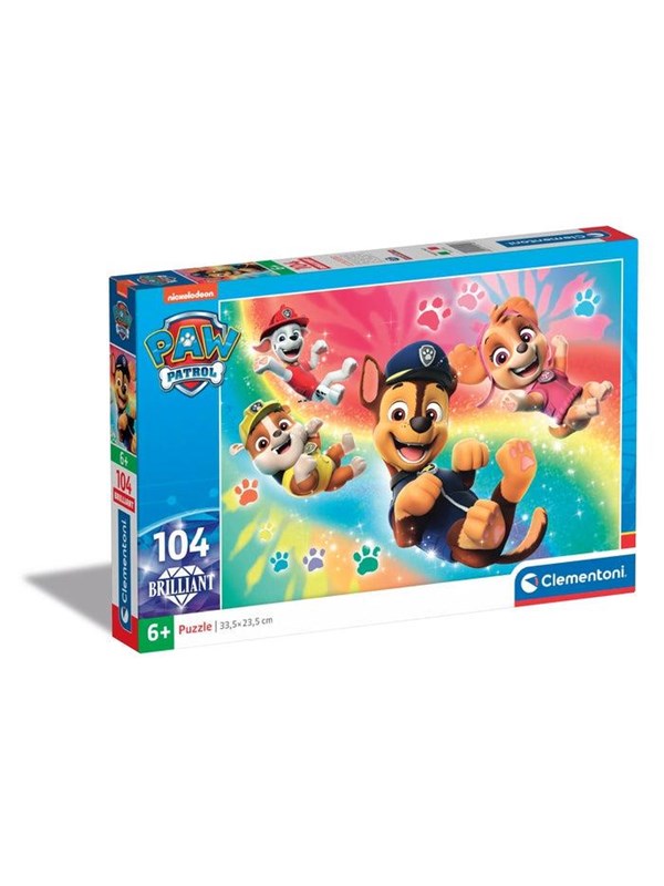 Clementoni Puzzle Paw Patrol 2023 Brilliant 104 pieces 2D Puzzels