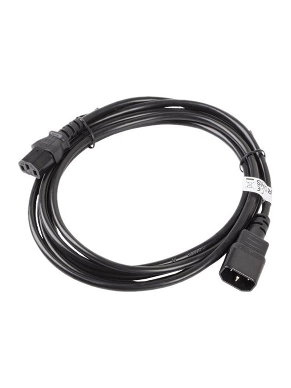 Lanberg - power extension cable - power IEC 60320 C13 to IEC 60320 C14 - 3 m