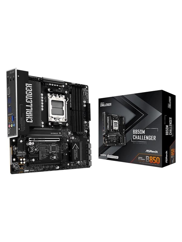 ASRock B850M Challenger Moederbord - AMD B850 - AMD AM5 - DDR5 RAM - Micro-ATX