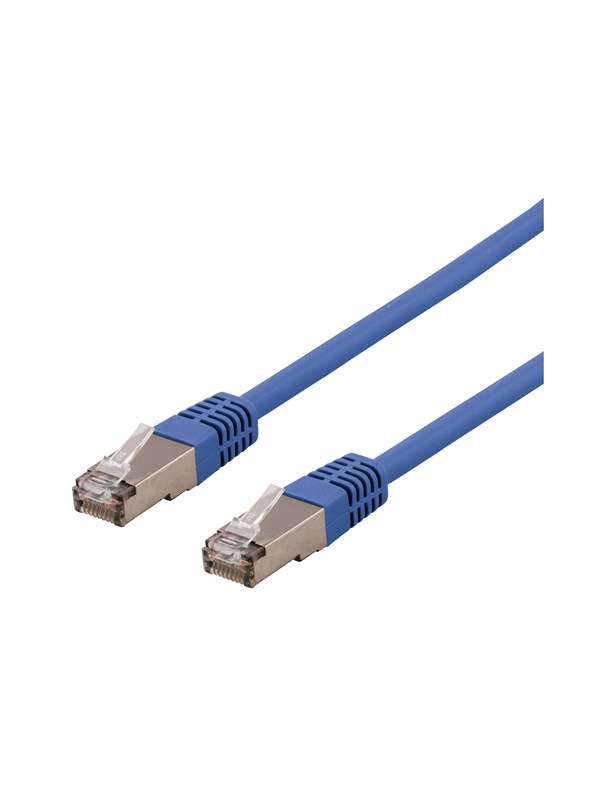 Deltaco SFTP-61BH - patch cable - 1 m - blue - Blauw - 1m