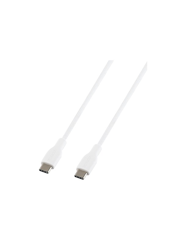 Deltaco - USB-C cable - 24 pin USB-C to 24 pin USB-C - 50 cm