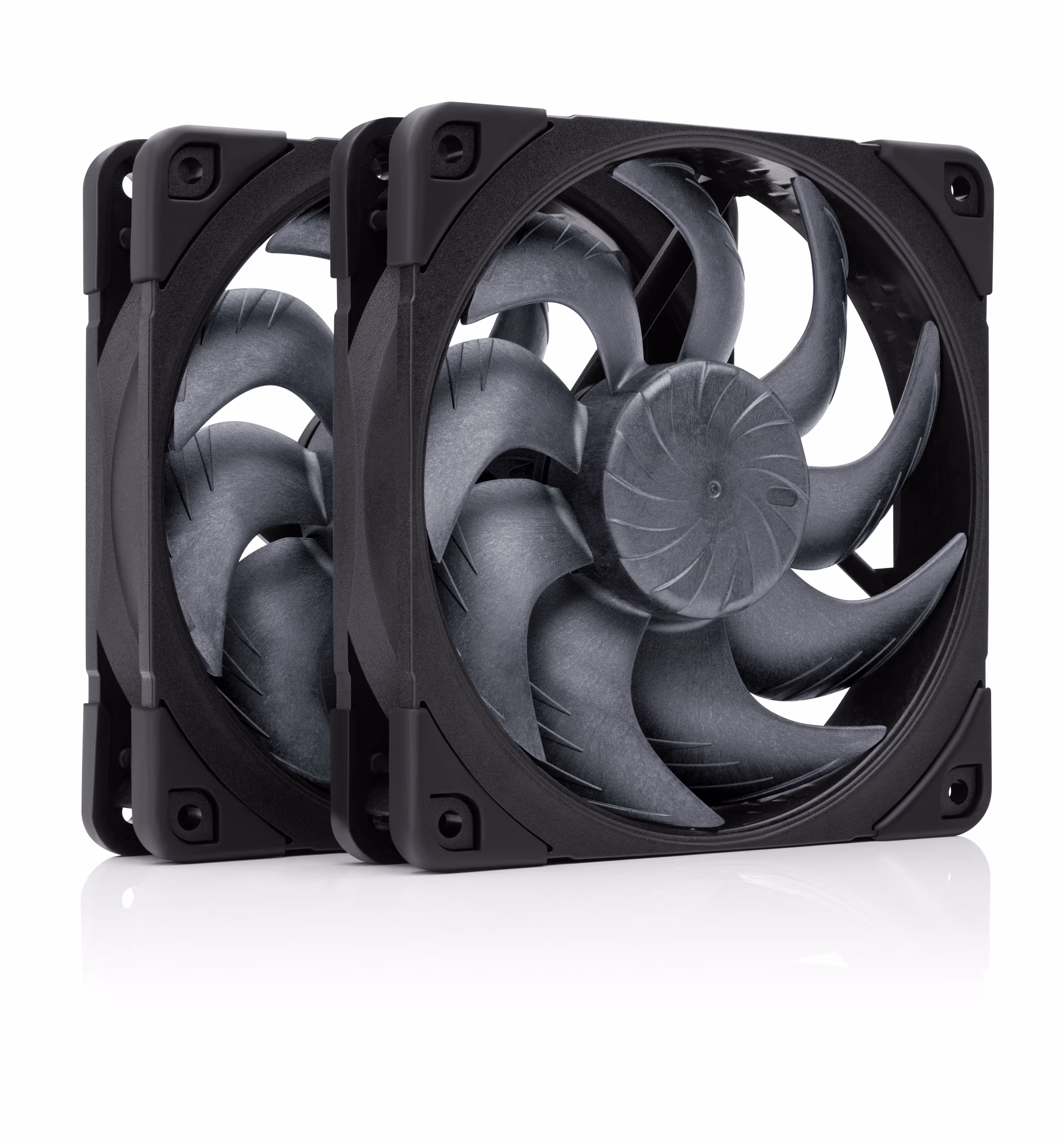 Noctua NF-A12x25 G2 PWM Sx2-PP chromax.black - Case ventilator - 120mm - Black - 22 dBA