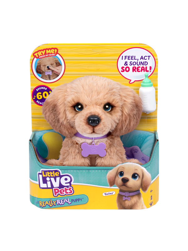 Little Live Pets - My Really Real Puppy Bailey - Interactieve Puppy met Geluiden & Reacties