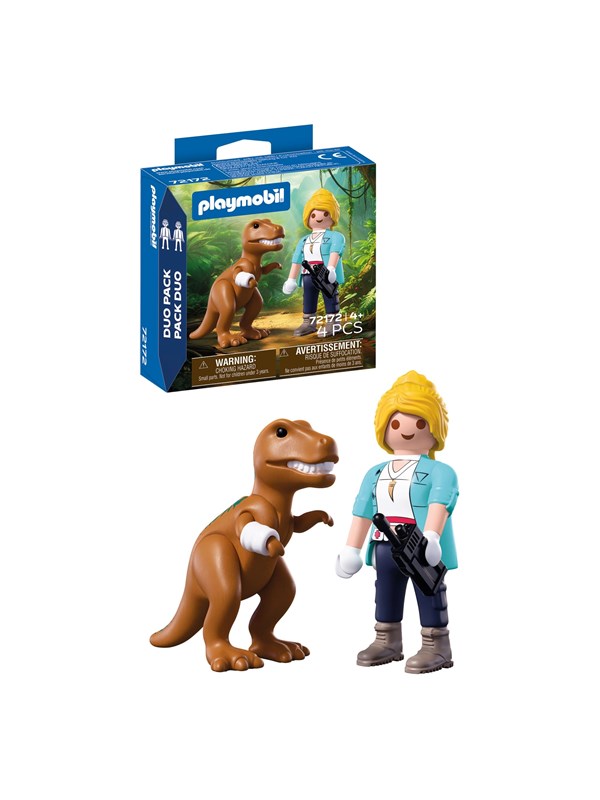 Playmobil DuoPack T-Rex met onderzoeker - 72172.