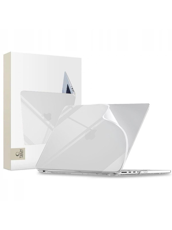 Tech-Protect Softshell Case for MacBook Pro 14" 2021 / 2023 / 2024 / 2025 / 2026 - Transparent