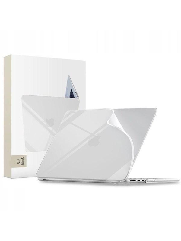 Tech-Protect Softshell Case for MacBook Air 13" 2023 / 2024 / 2025 / 2026 - Transparent