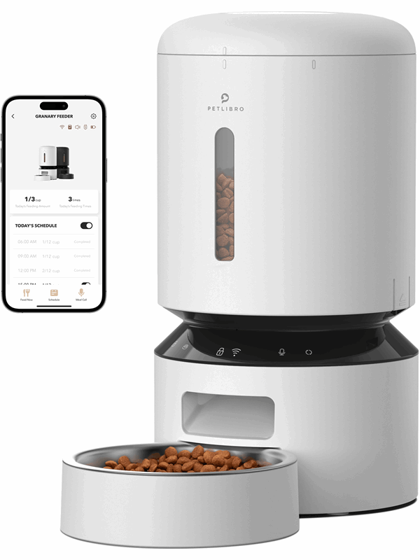 Petlibro Granary Automatische Wifi Voerbak - Voerbak - 5 l Wit