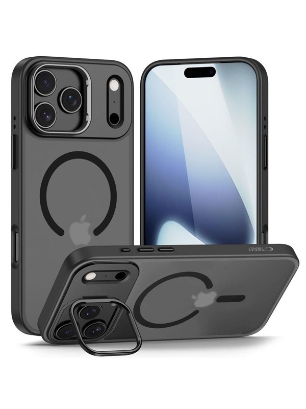 Tech-Protect MagStand MagSafe Case for iPhone 17 Pro Max - Matte Black