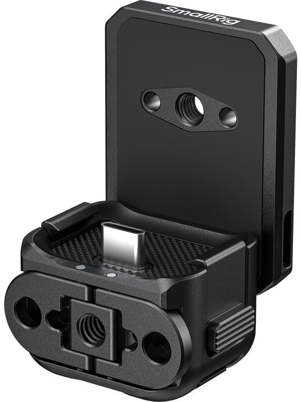 SmallRig 6359 Attachable Quick Release Backplate Mount Support with USB-C Port for DJI Osmo Pocket 4