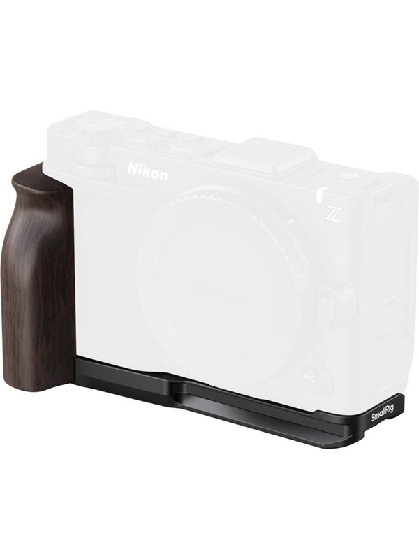 SmallRig 5906 L-Shaped Mount Plate with Wooden Handle for Nikon ZR