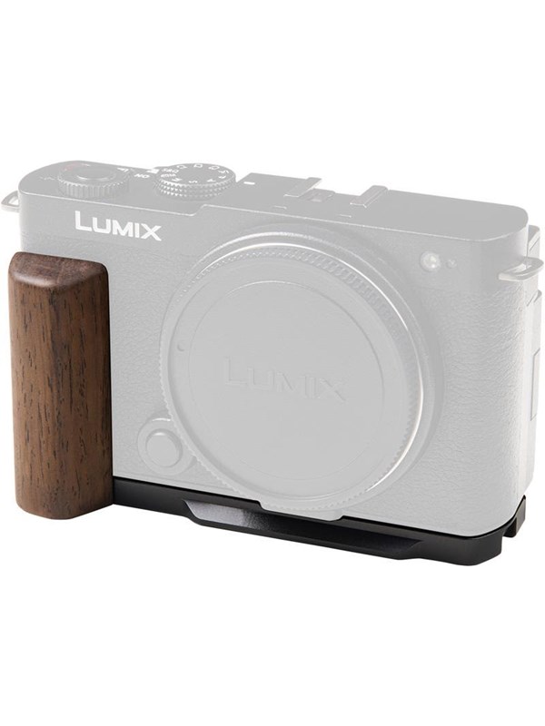 SmallRig 5945 L-Shaped Mount Plate with Wooden Handle for Panasonic S9