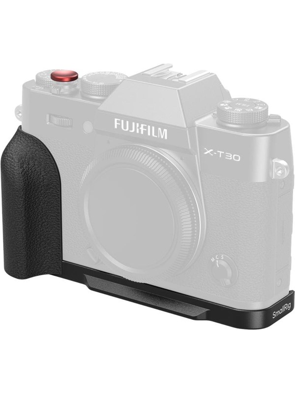 SmallRig 5663 L-Shaped Mount Plate with Silicone Handle for FUJIFILM X-T30 / T30 II / T30 III Black