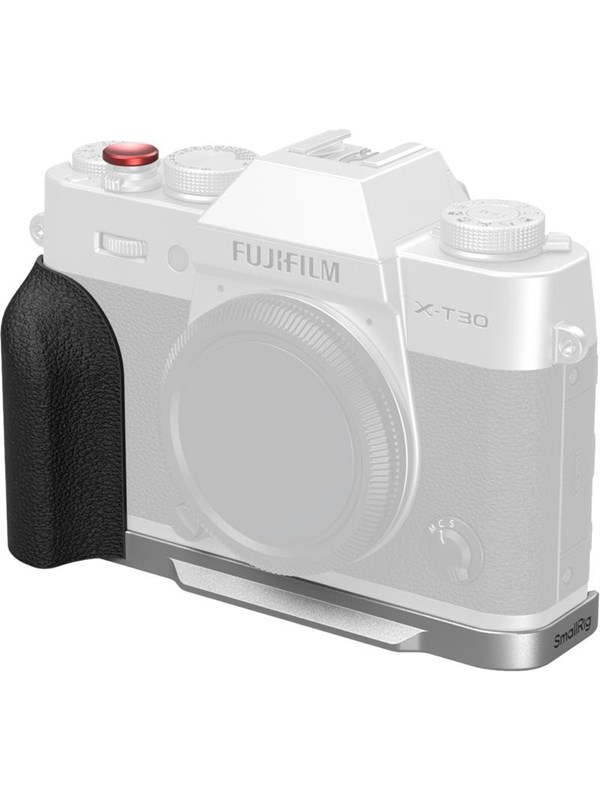 SmallRig 5664 L-Shaped Mount Plate with Silicone Handle for FUJIFILM X-T30 / T30 II / T30 III Silver