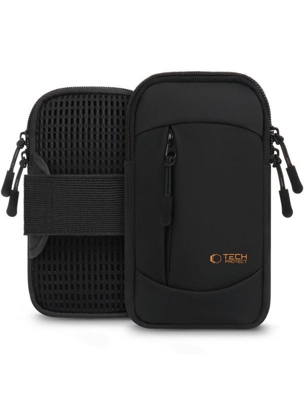 Tech-Protect M6 Universal Sport Shoulder Strap - Black/Orange