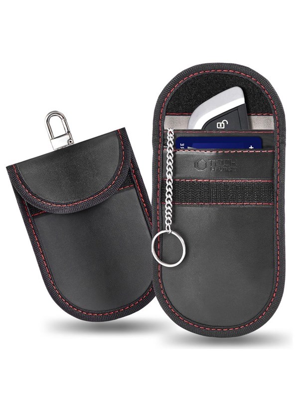 Tech-Protect KLR100 RFID Case - Black & Red