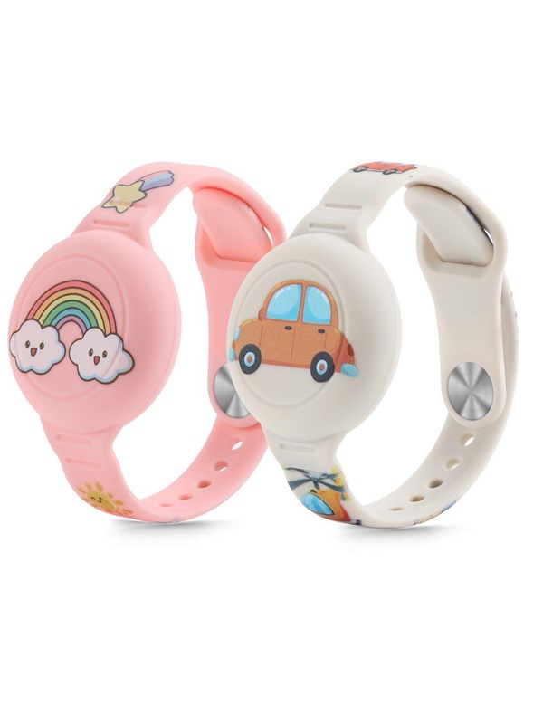 Tech-Protect Smooth 2-pack Case for Apple AirTag 1/2 for Kids - Multicolor
