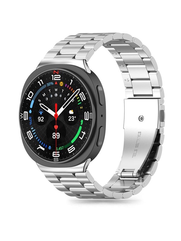 Tech-Protect Stainless Strap for Samsung Galaxy Watch 40 / 44 / 46 mm - Silver