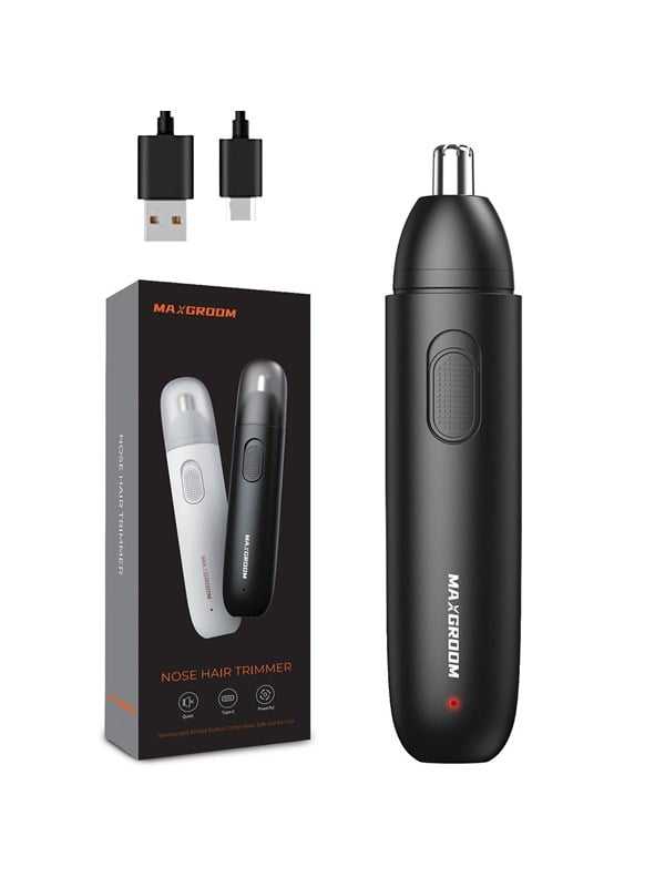 MAXGROOM Neushaartrimmer GT2220A Nose Ear and Eyebrow Trimmer - Black
