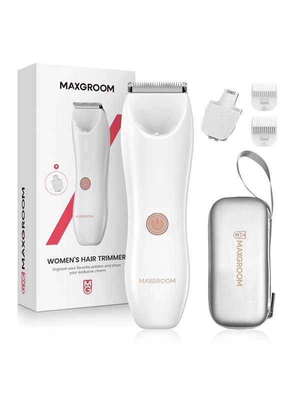 MAXGROOM Bikini trimmer RFCD-9082 2-in-1 Women's Body and Face Trimmer - White