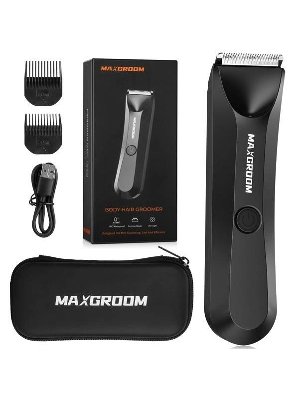 MAXGROOM Body trimmer RFCD-9087 Multifunctional Trimmer with LED Light - Black