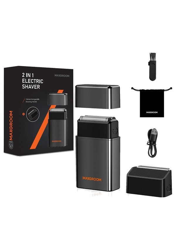MAXGROOM Shaver ZG-F5580 2-in-1 Electric Shaver - Black