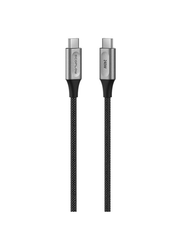 Ecoflow Usb-C Kabel Usb-C Rapid Pro 240W 1,8M Snel Opladen