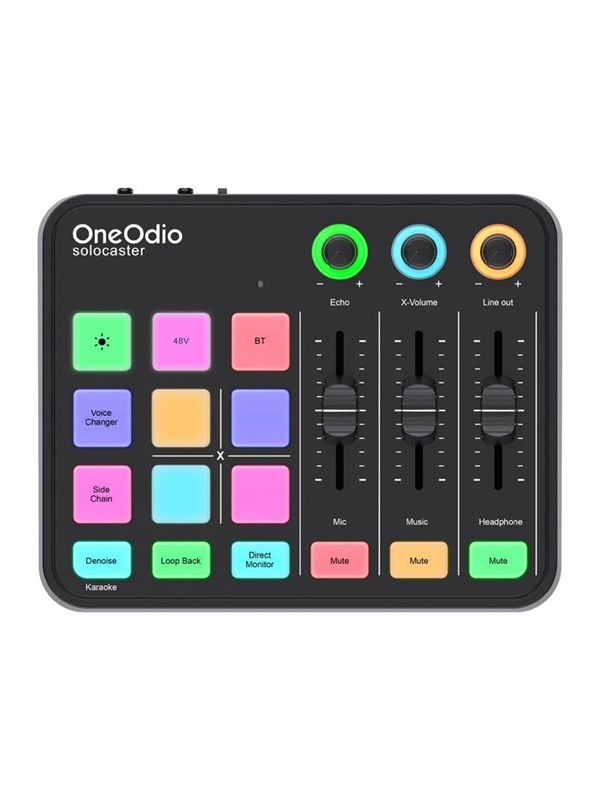 OneOdio Solocaster Audio Mixer and Sound Card