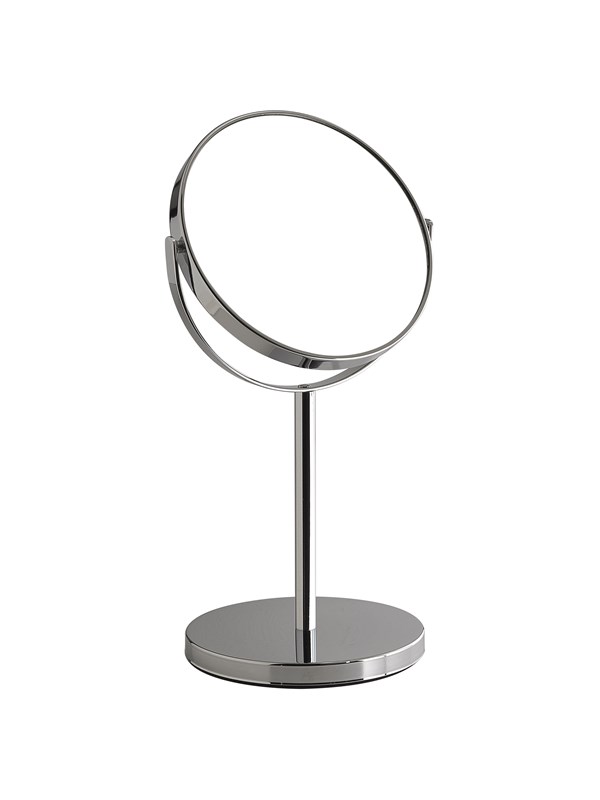 Gedy Anna staande make-upspiegel, dia. 163 mm, dubbelzijdig, chroom