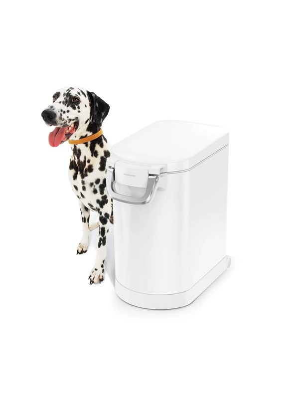 Simplehuman 25L medium pet food bin white