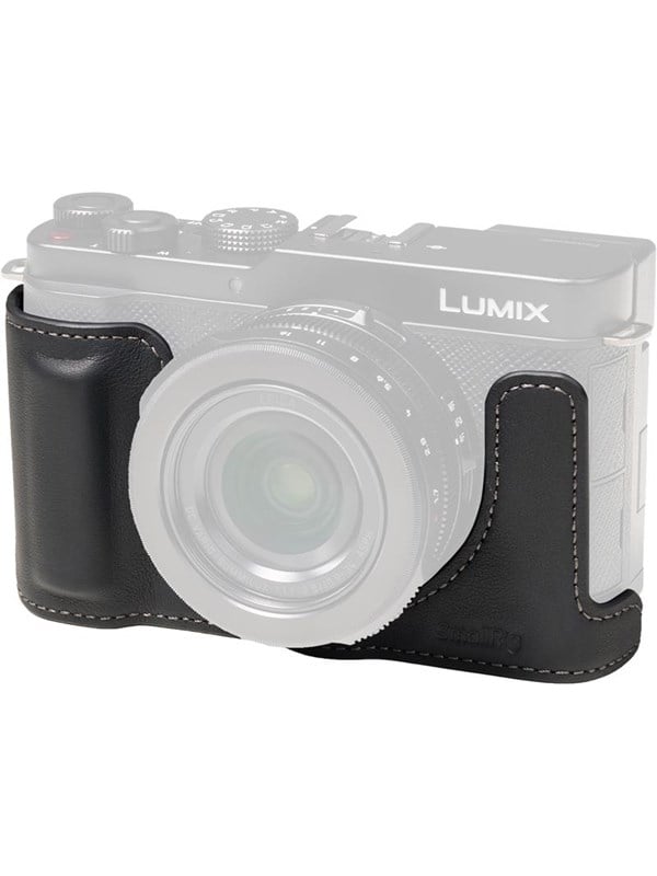SmallRig 5698 Leather Half Case for Panasonic LUMIX L10 Black